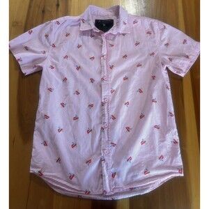 PlayStation Men’s Button Up Shirt. Medium. Short Sleeve. Logo